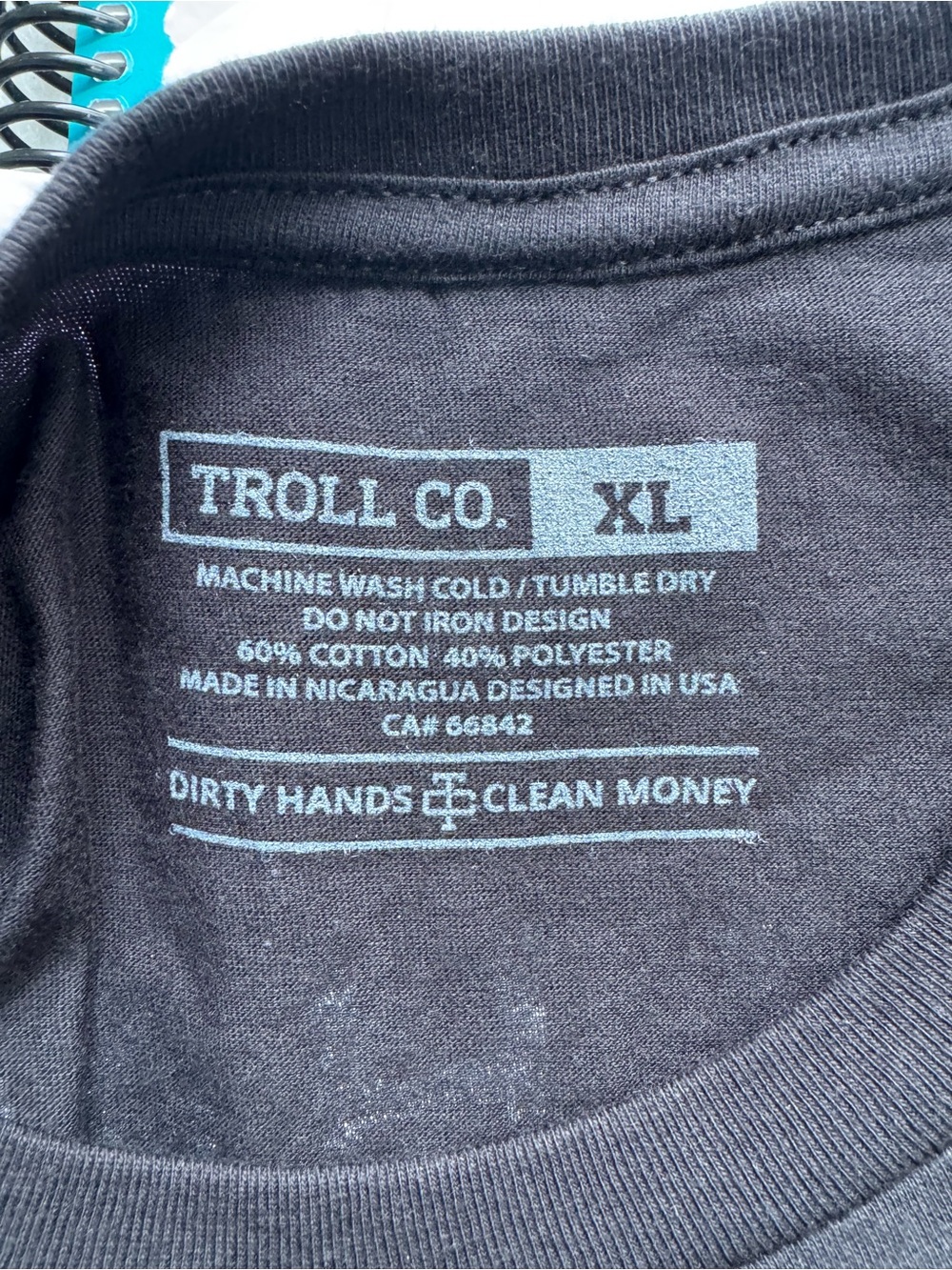 Men's Black Short-Sleeve Graphic Crew Tee - Picture 4 of 7
